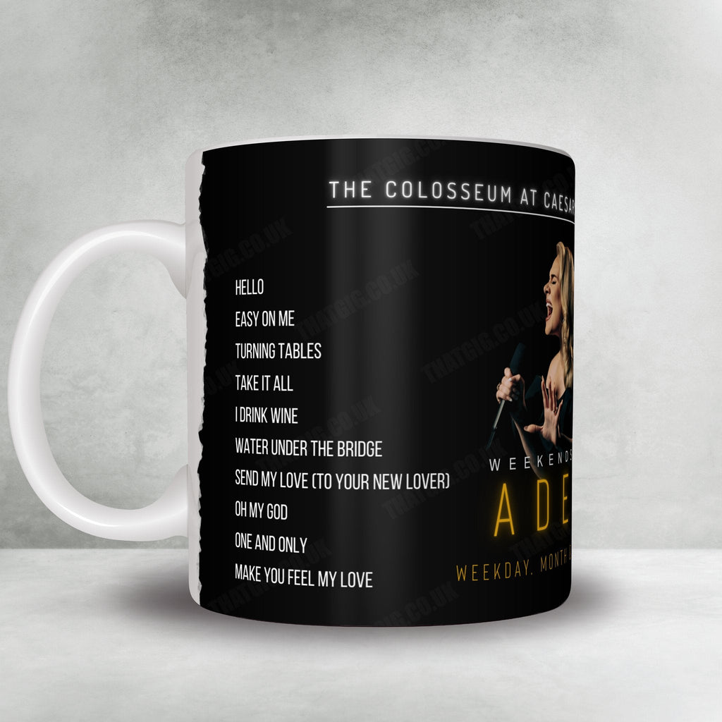 Adele Setlist Poster - The Colosseum at Caesars Palace, Las Vegas - November 22nd, 2024