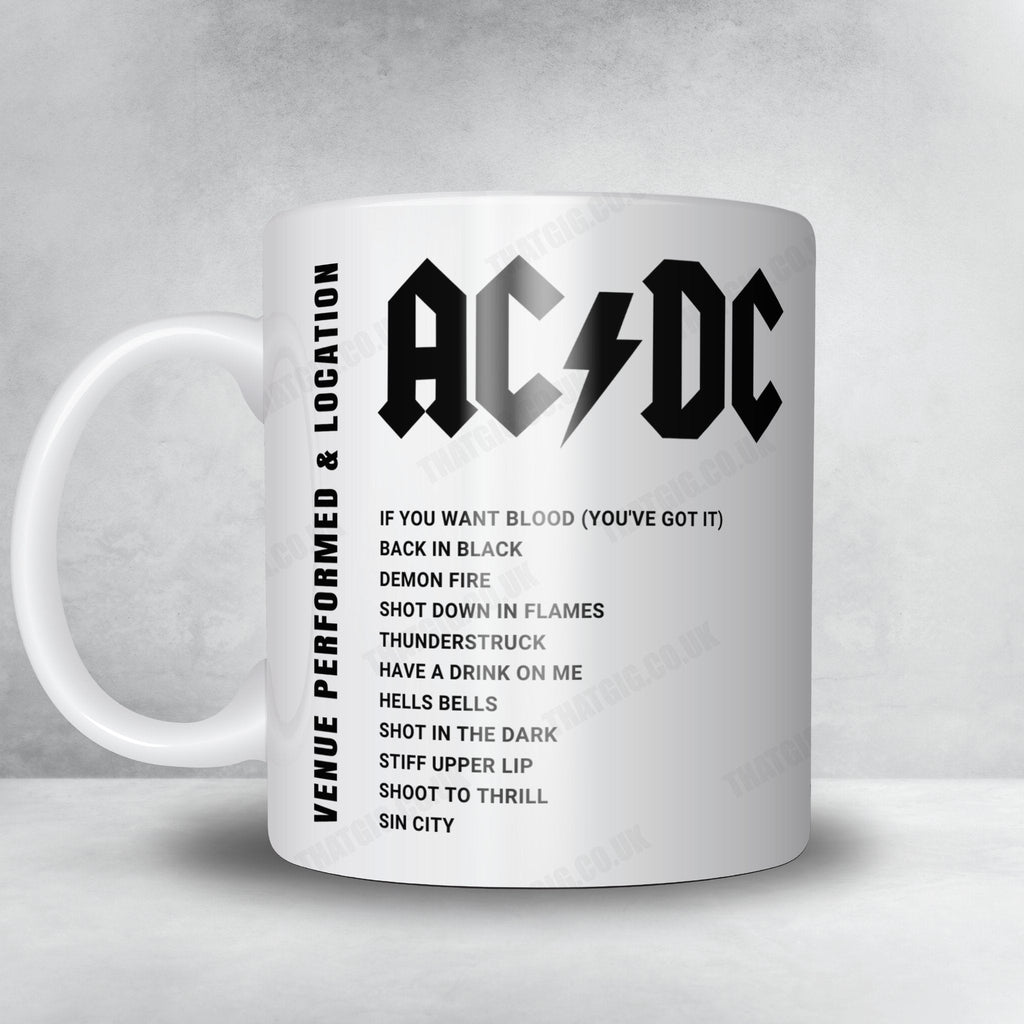 AC/DC Setlist Mug - Ernst Happel Stadion, Vienna - June 26th, 2024