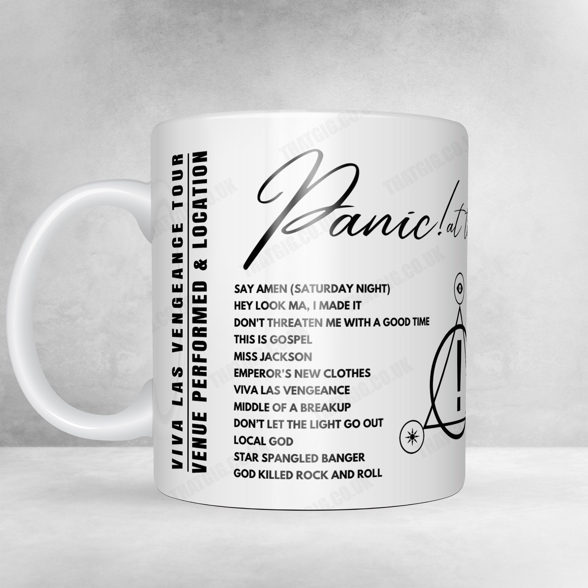 Panic! at the Disco Setlist Poster - AO Arena, Manchester - March 10th, 2023