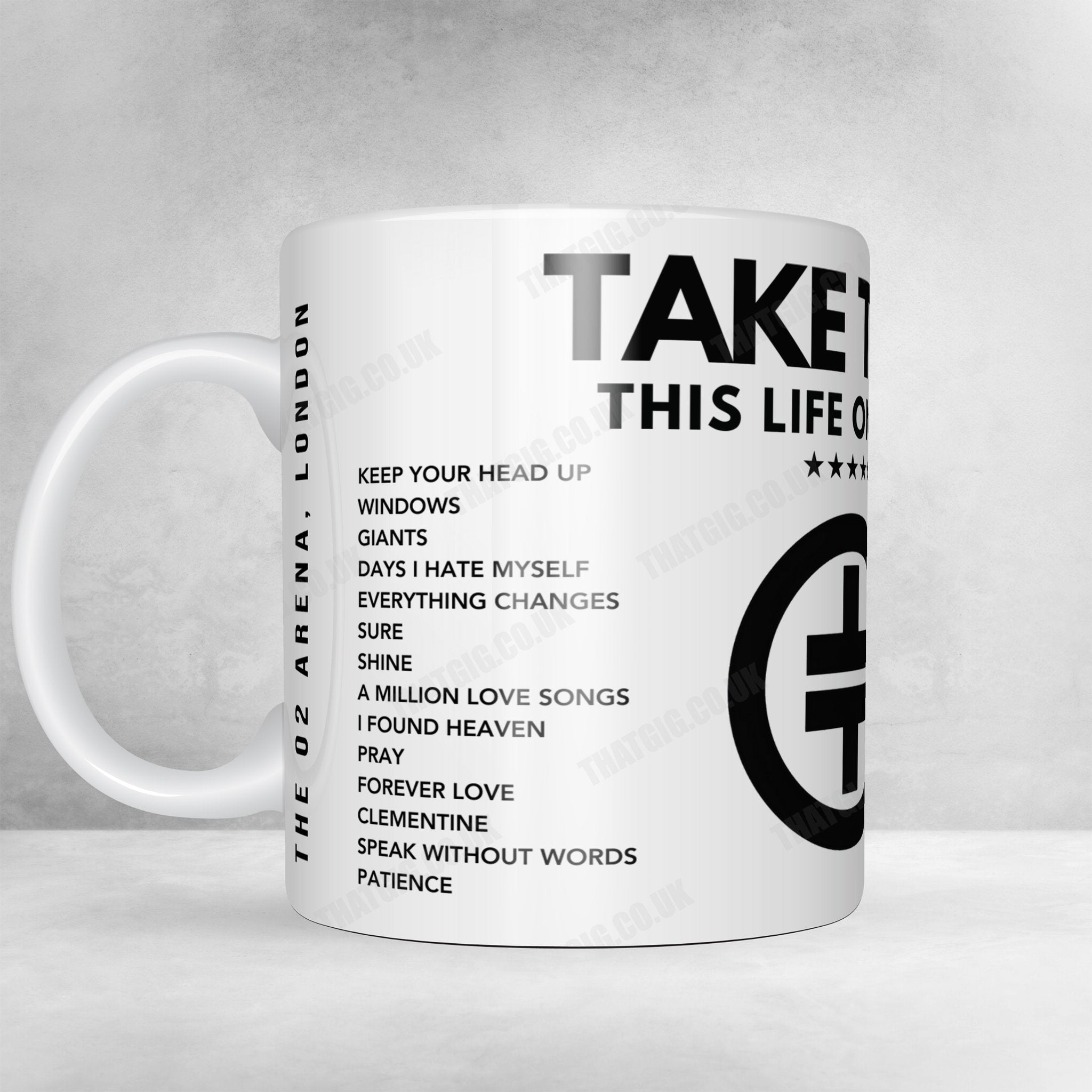 Take That Setlist Poster - Winfield House - June 24th, 2024