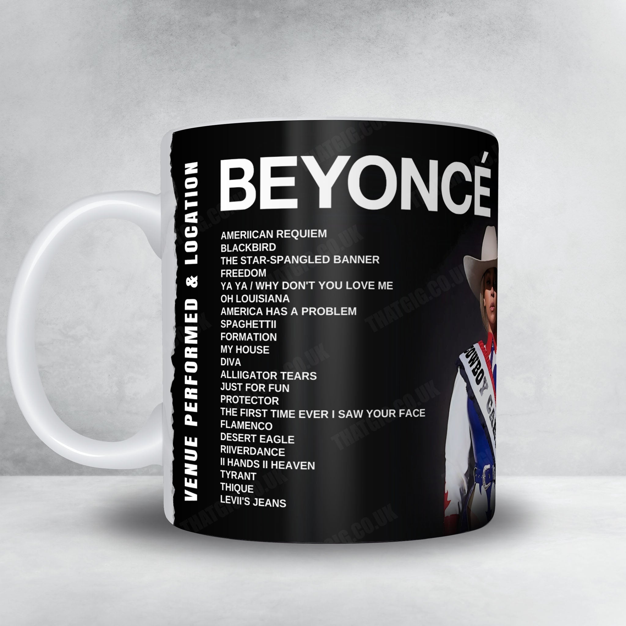 Beyoncé Setlist Poster - Allegiant Stadium, Las Vegas - July 25th, 2025