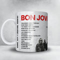 Bon Jovi Setlist Mug - Bon Secours Wellness Arena, Greenville - February 8th, 2017