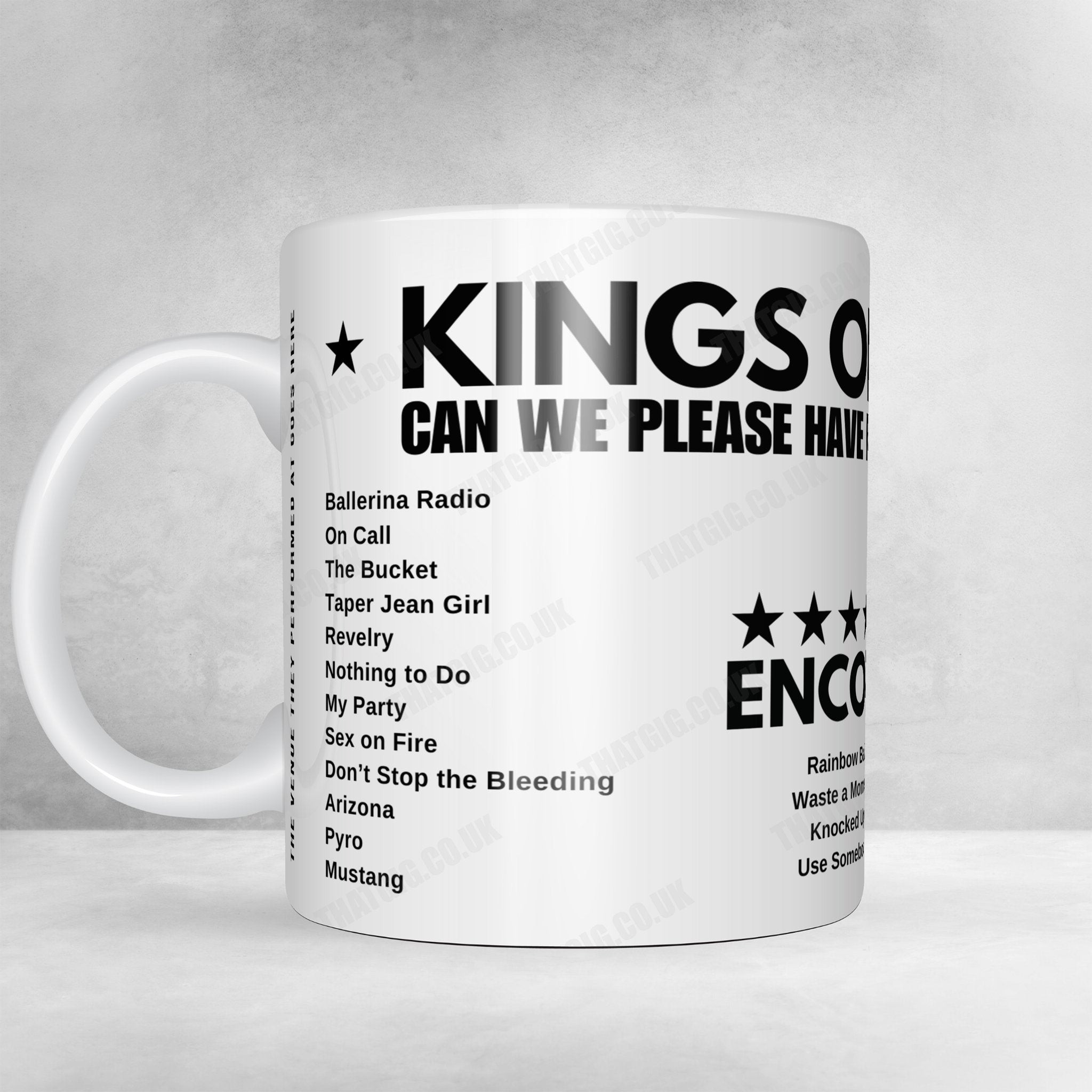 Kings of Leon Setlist Poster - Dickies Arena, USA - August 17th, 2024