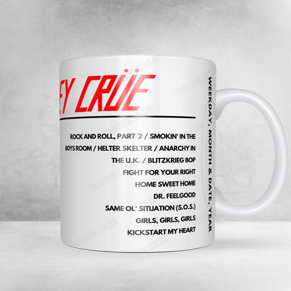 Mötley Crüe Setlist Poster - The Underworld, London - June 30th, 2023