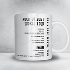 AC/DC Setlist Mug - American Airlines Center, Dallas - February 23rd, 2016