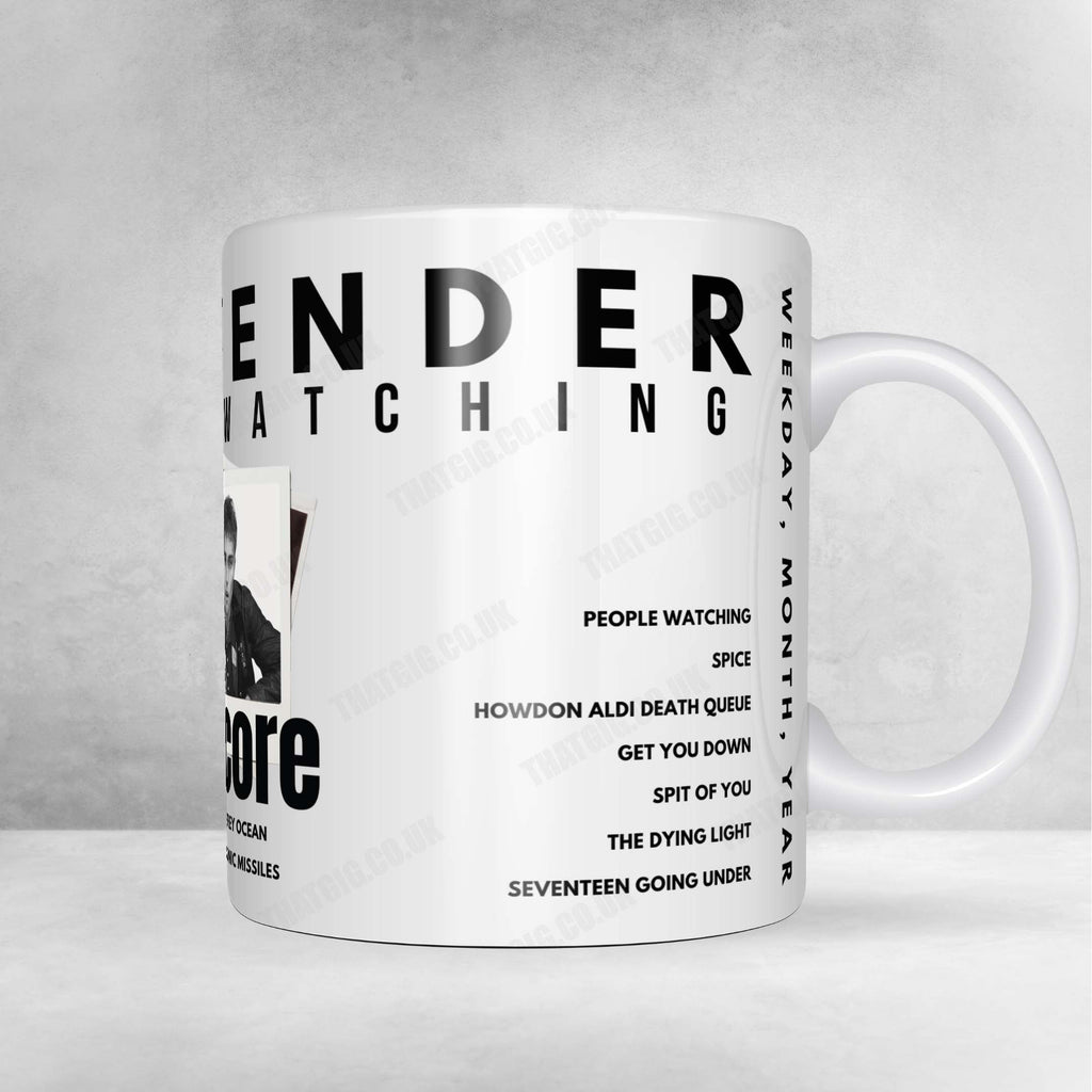 Sam Fender Setlist Poster - Fox Theater, Oakland - April 11th, 2025