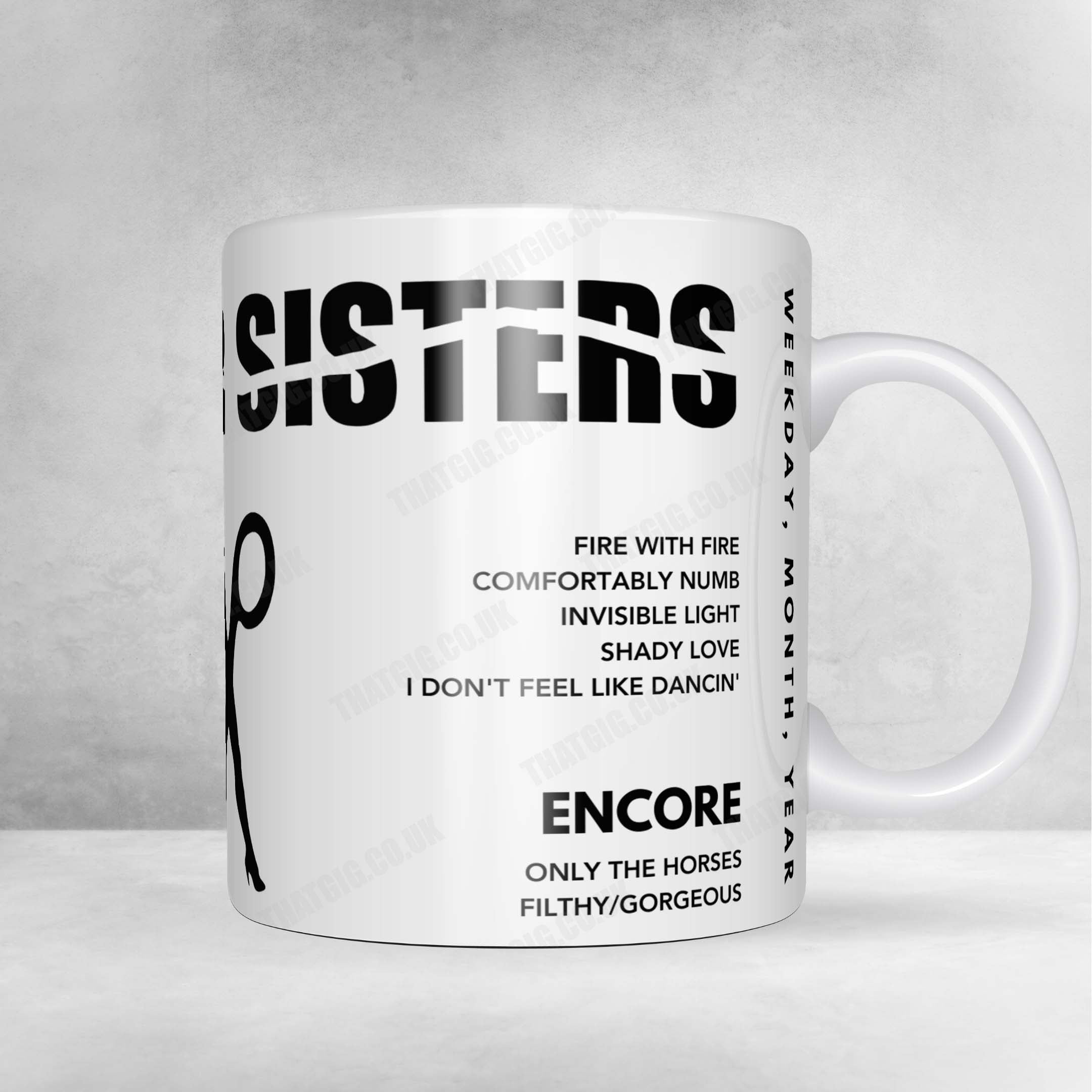 Scissor Sisters Setlist Poster - The O2 Arena, London - May 23rd, 2025