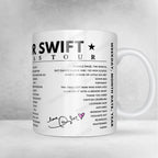Taylor Swift Setlist Mug - Johan Cruijff ArenA, Amsterdam - July 6th, 2024