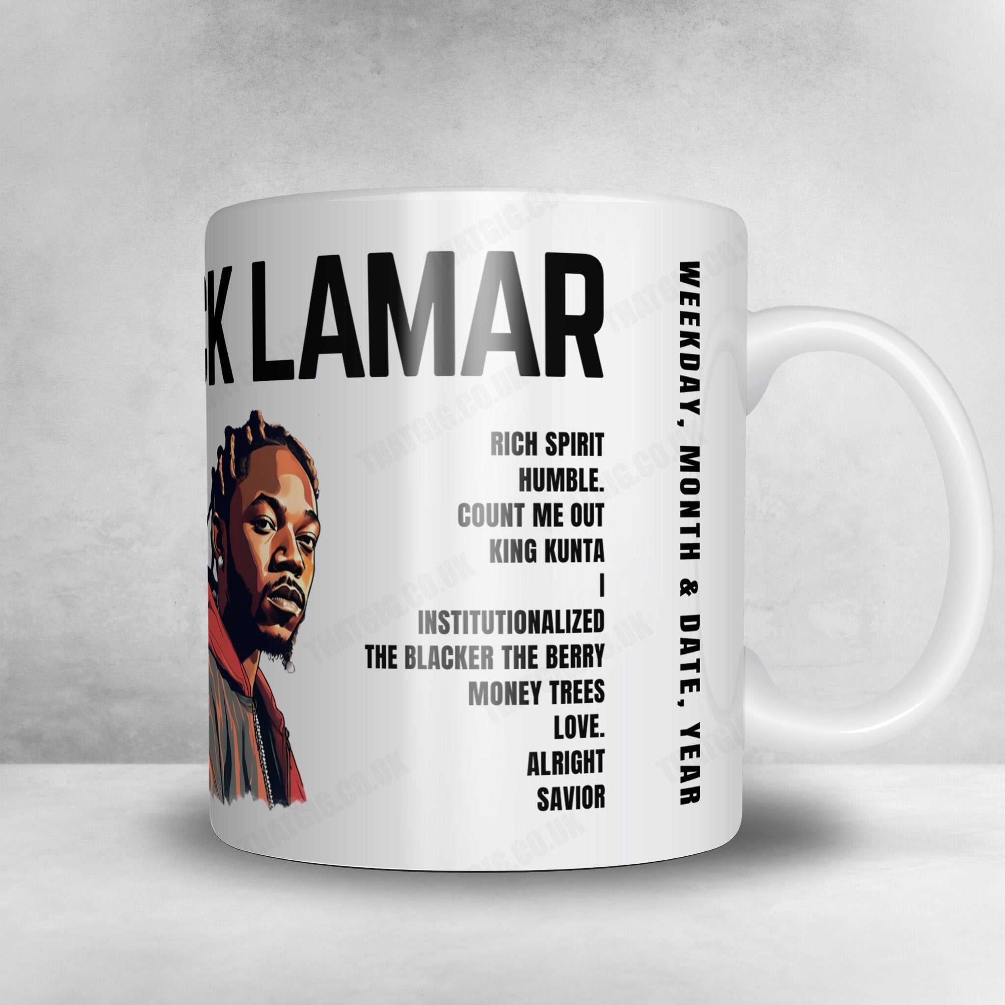 Kendrick Lamar Setlist Poster - Parc del Fòrum, Barcelona - June 2nd, 2023