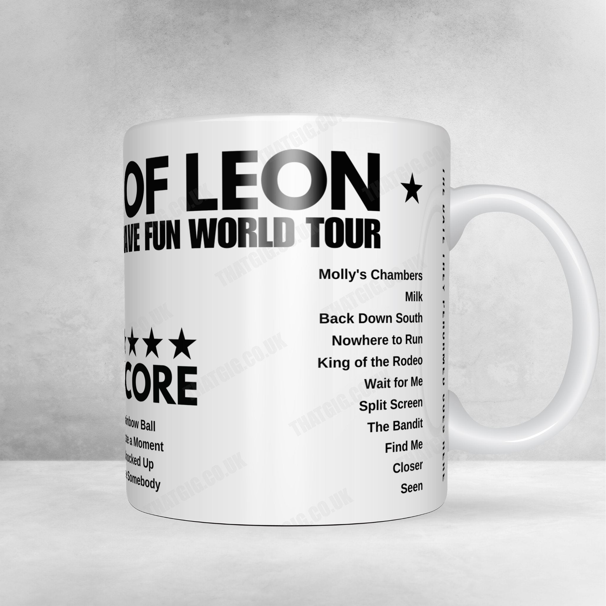 Kings of Leon Setlist Poster - Dickies Arena, USA - August 17th, 2024