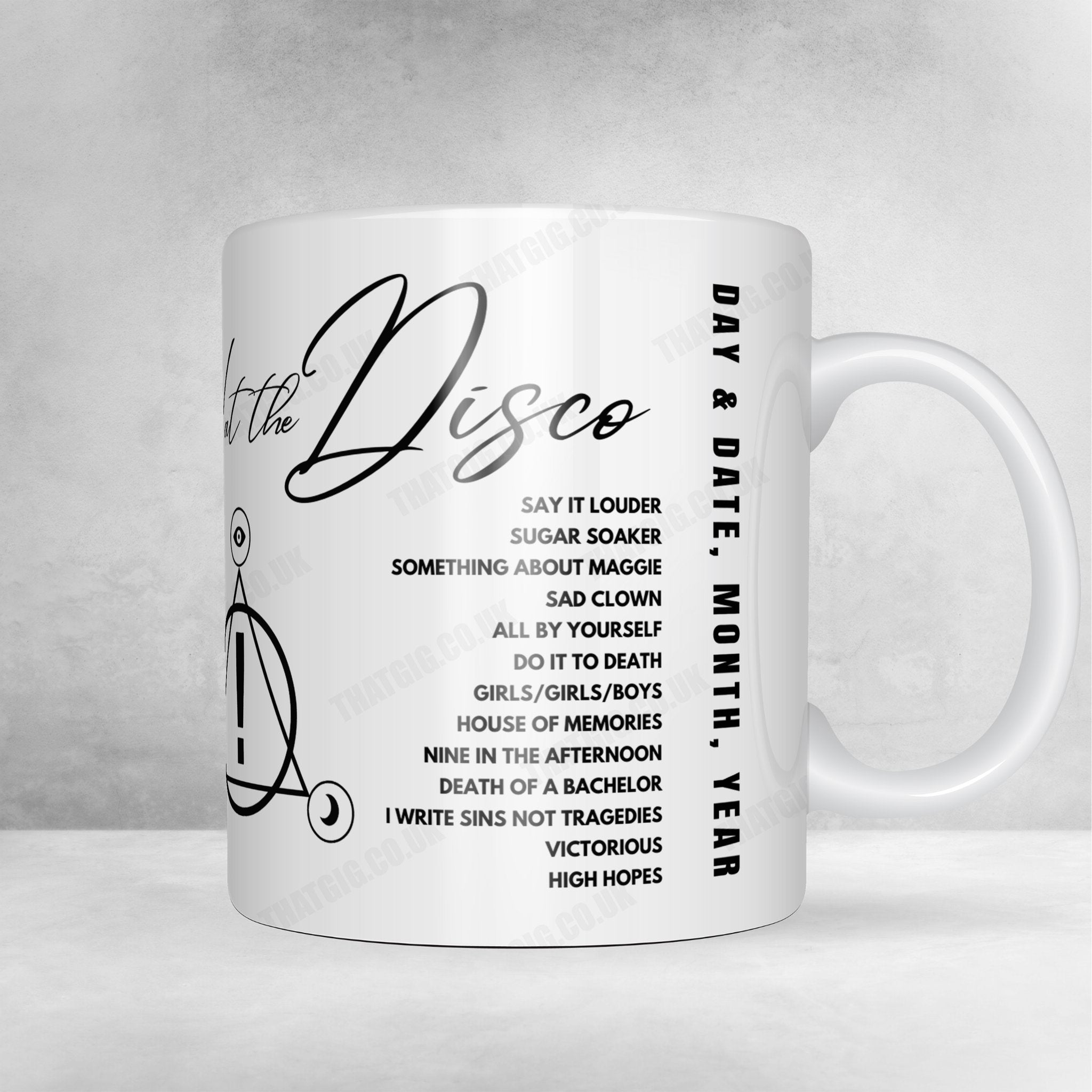 Panic! at the Disco Setlist Poster - AO Arena, Manchester - March 10th, 2023