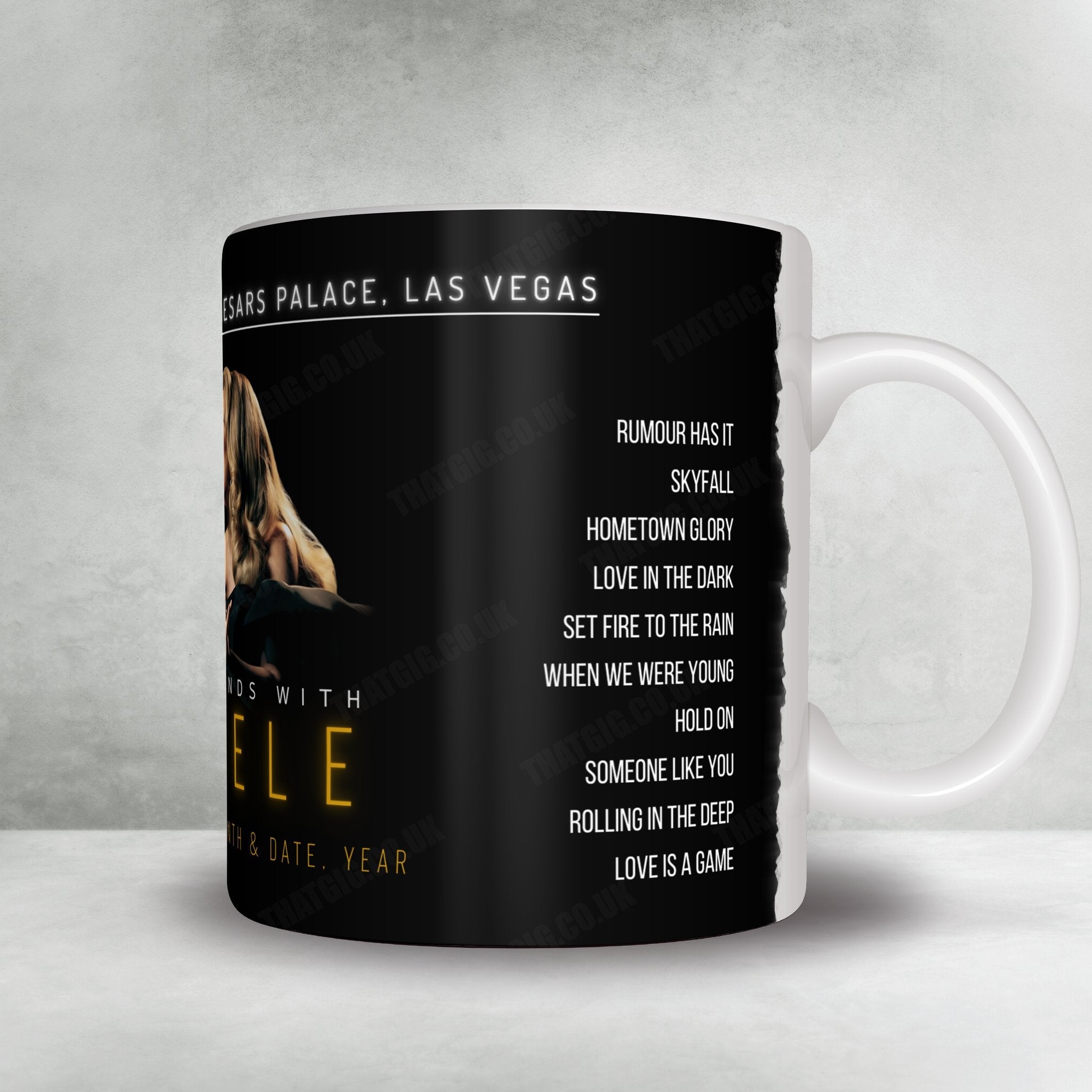 Adele Setlist Poster - The Colosseum at Caesars Palace, Las Vegas - November 22nd, 2024