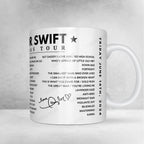Taylor Swift Setlist Mug - BC Place Stadium, Vancouver, BC, Canada - December 7th, 2024