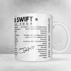Taylor Swift Setlist Poster - Scottish Gas Murrayfield Stadium, Edinburgh - June 8th, 2024