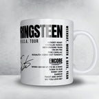 Bruce Springsteen Setlist Mug - Los Angeles Sports Arena, Los Angeles - October 29th, 1984