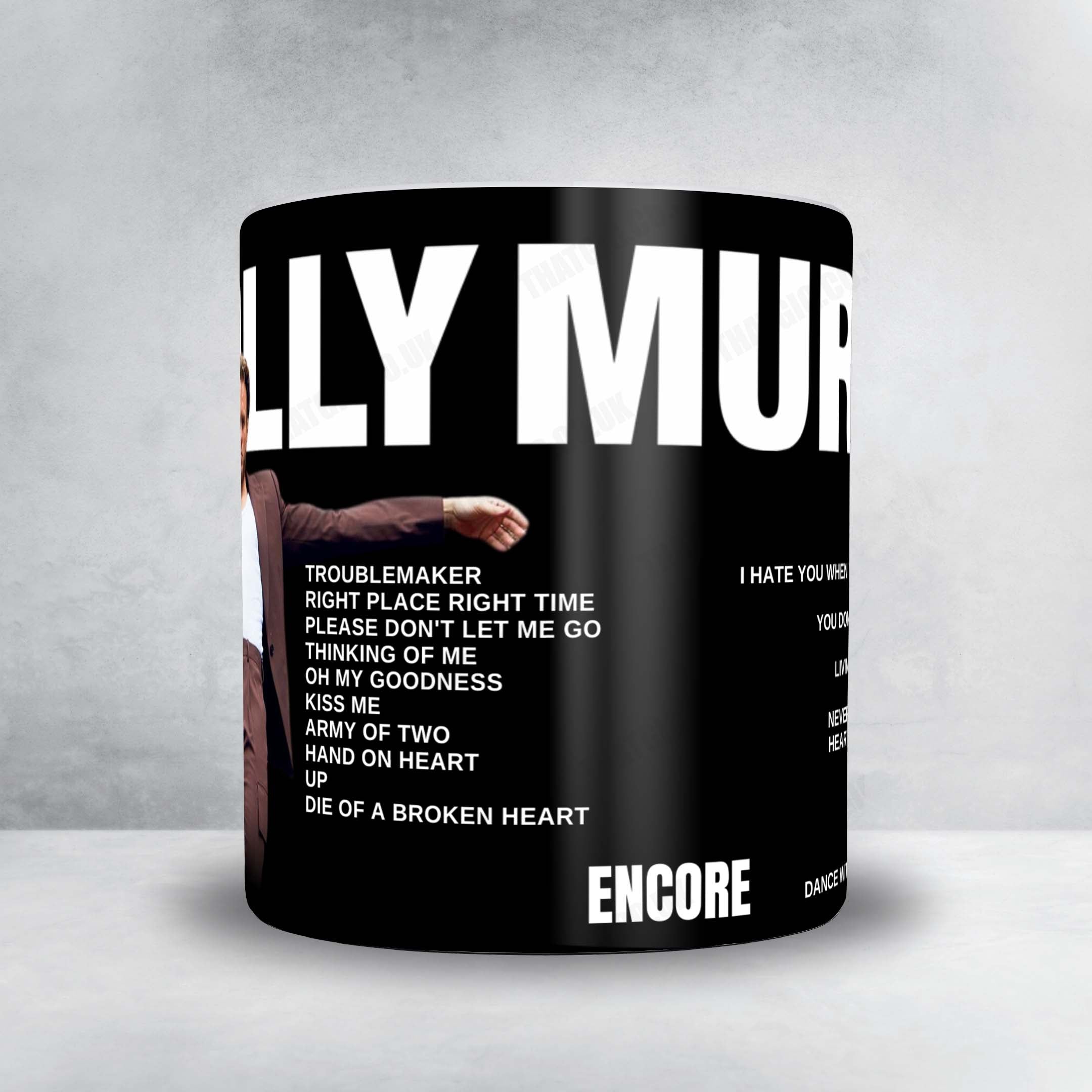 Olly Murs Setlist Mug - Utilita Arena Cardiff, Cardiff - May 12th, 2025