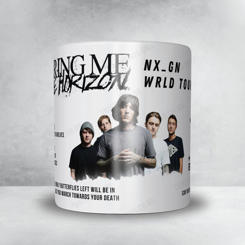 Bring Me the Horizon Setlist Mug - Flugplatz Interlaken, Matten bei Interlaken - June 13th, 2024 | Setlist Mug | Inspired Creative Gifts