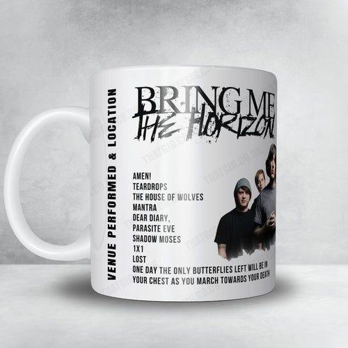 Bring Me the Horizon Setlist Mug - take-off GewerbePark, Neuhausen ob Eck - June 21st, 2024 | Setlist Mug | Inspired Creative Gifts