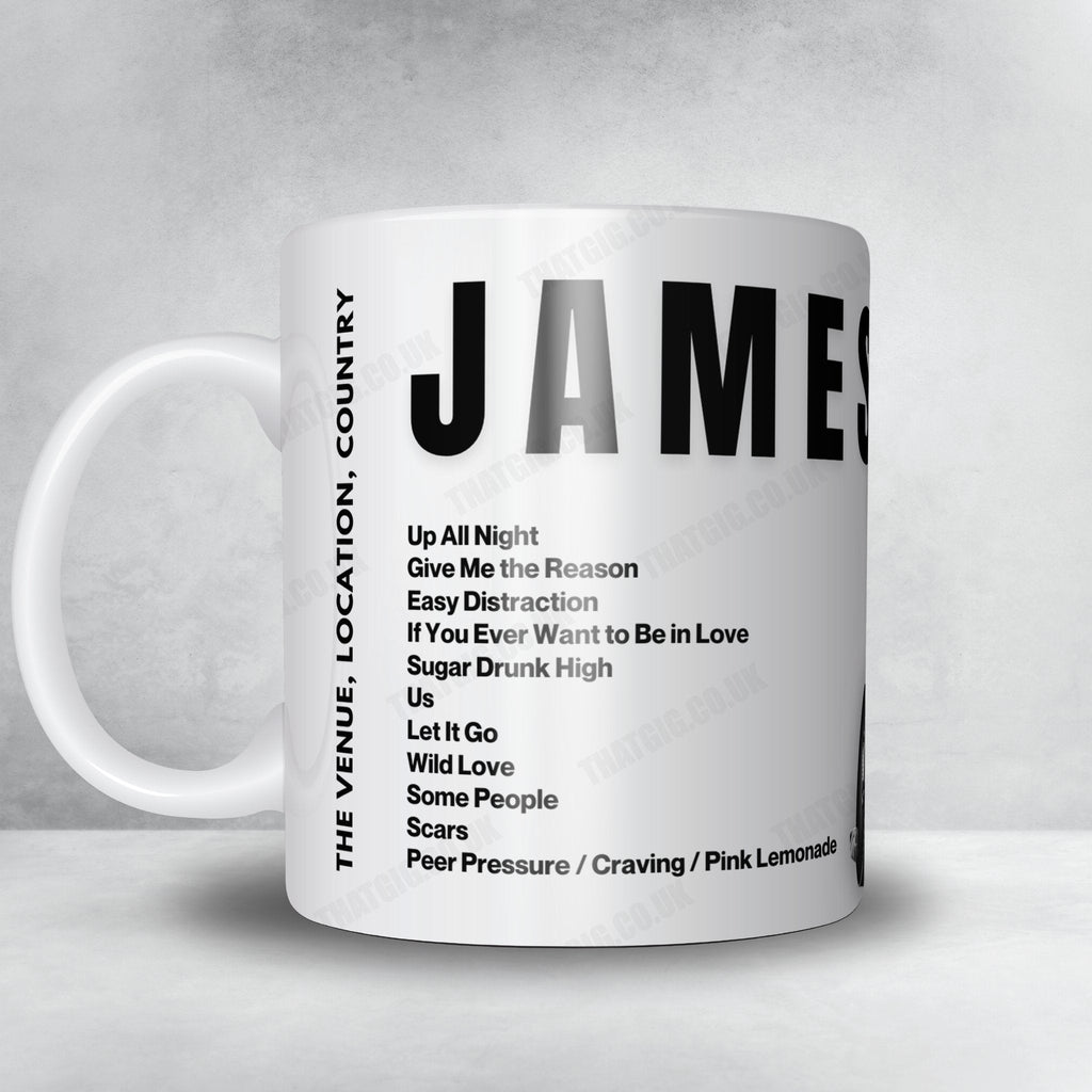 James Bay Setlist Poster - O2 Academy, Edinburgh - February 2nd, 2025