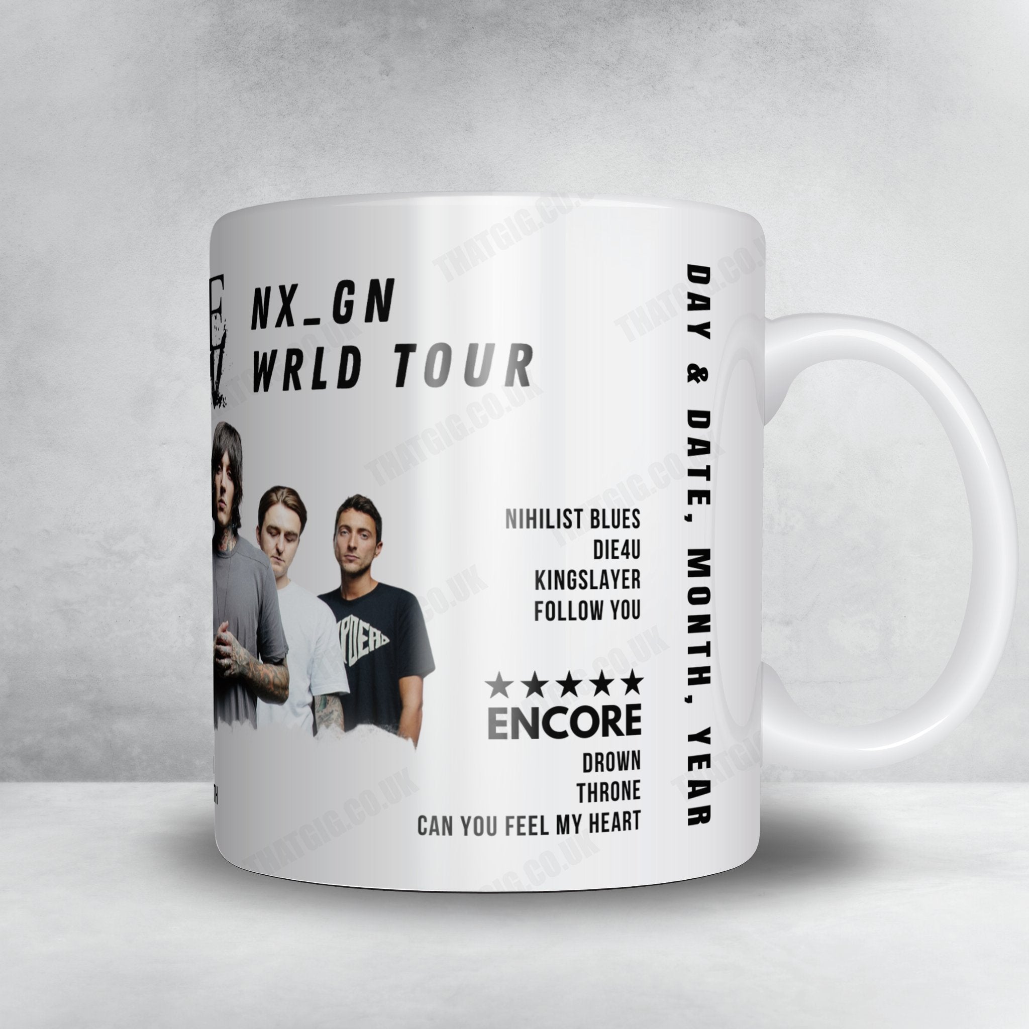 Bring Me the Horizon Setlist Mug - take-off GewerbePark, Neuhausen ob Eck - June 21st, 2024