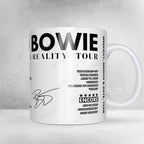 David Bowie Setlist Mug - Hollywood Athletic Club, Los Angeles - September 10th, 1997