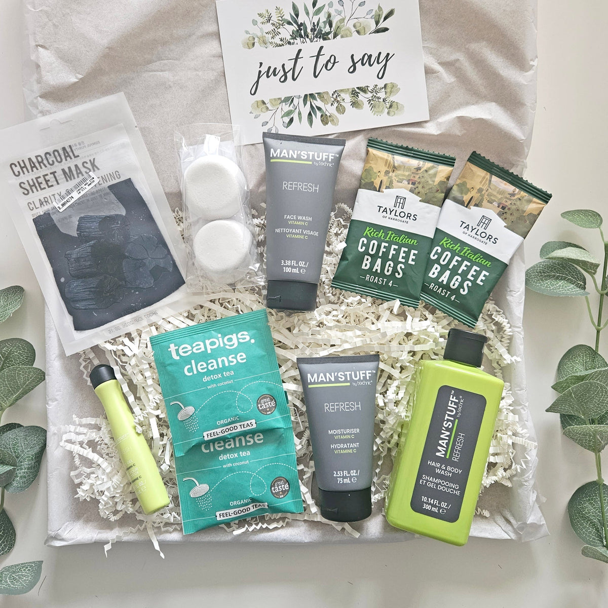 MENS PAMPER HAMPER | HAMPERS FOR MEN | Inspired Creative Gifts