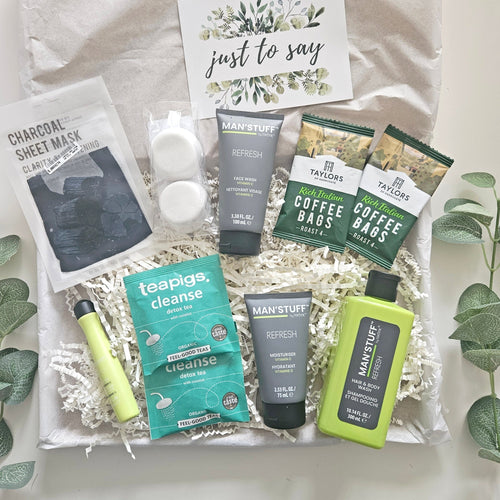 MENS PAMPER HAMPER | HAMPERS FOR MEN | Inspired Creative Gifts