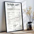 Taylor Swift Setlist Poster - PGE Narodowy, Warsaw - August 3rd, 2024