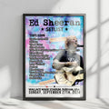 Ed Sheeran Setlist Poster - Principality Stadium - May 28th, 2022
