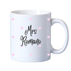 Mr & Mrs Mini Hearts Mugs Gift Set I Couples Wedding Gift