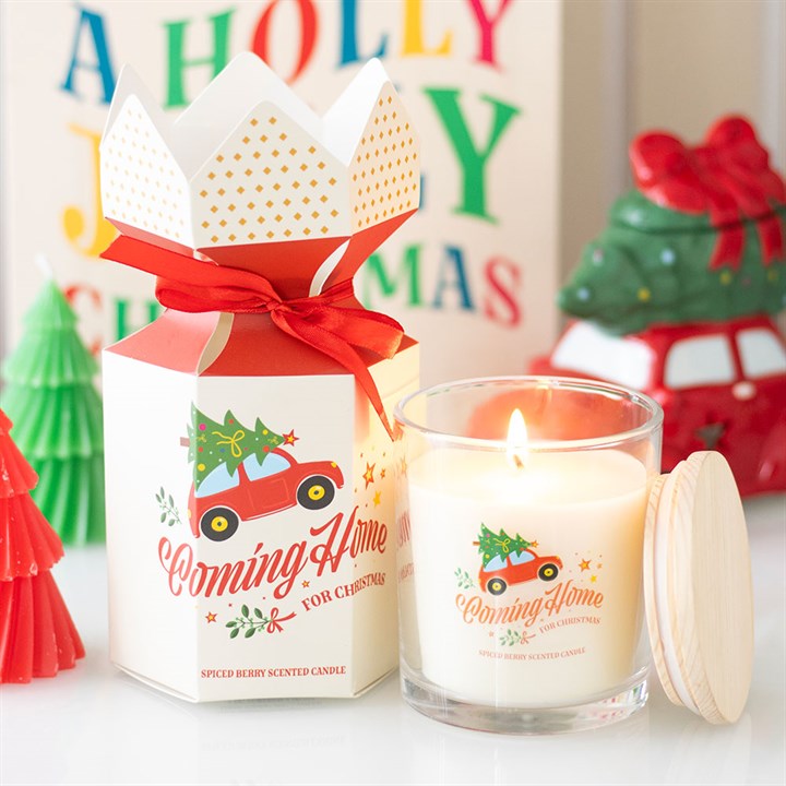 Coming Home for Christmas Spiced Berry Candle - Candles - Inspired Creative Gifts