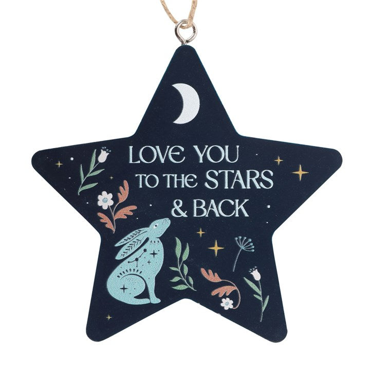 Love You to the Stars and Back Hare Hanging Decoration - Inspired Creative Gifts