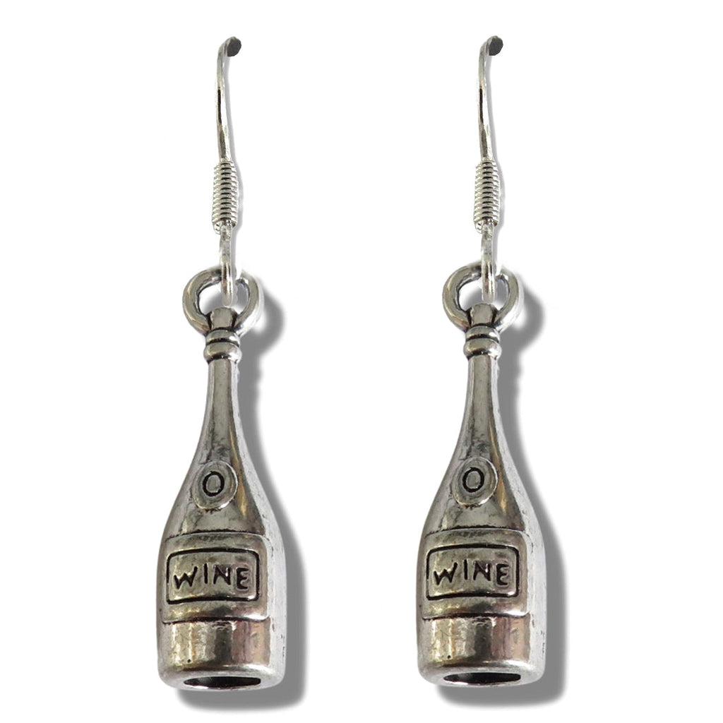 Wine Bottle Drop Earrings - Perfect Gift | Earrings | Inspired Creative Gifts