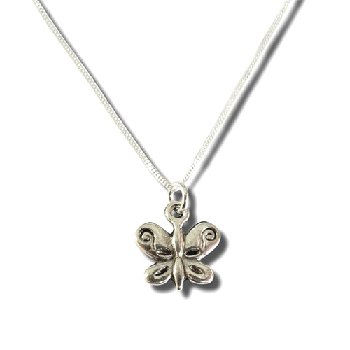 Butterfly Silver Necklace | Woman's Necklace | Inspired Creative Gifts