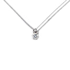 30th Birthday Cubic Zirconia Silver Necklace & Gold Balloons Mini Gift Hamper