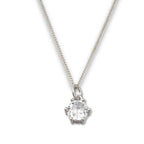21st Birthday Cubic Zirconia Necklace & Gold Balloons Mini Hamper | Gift for Her