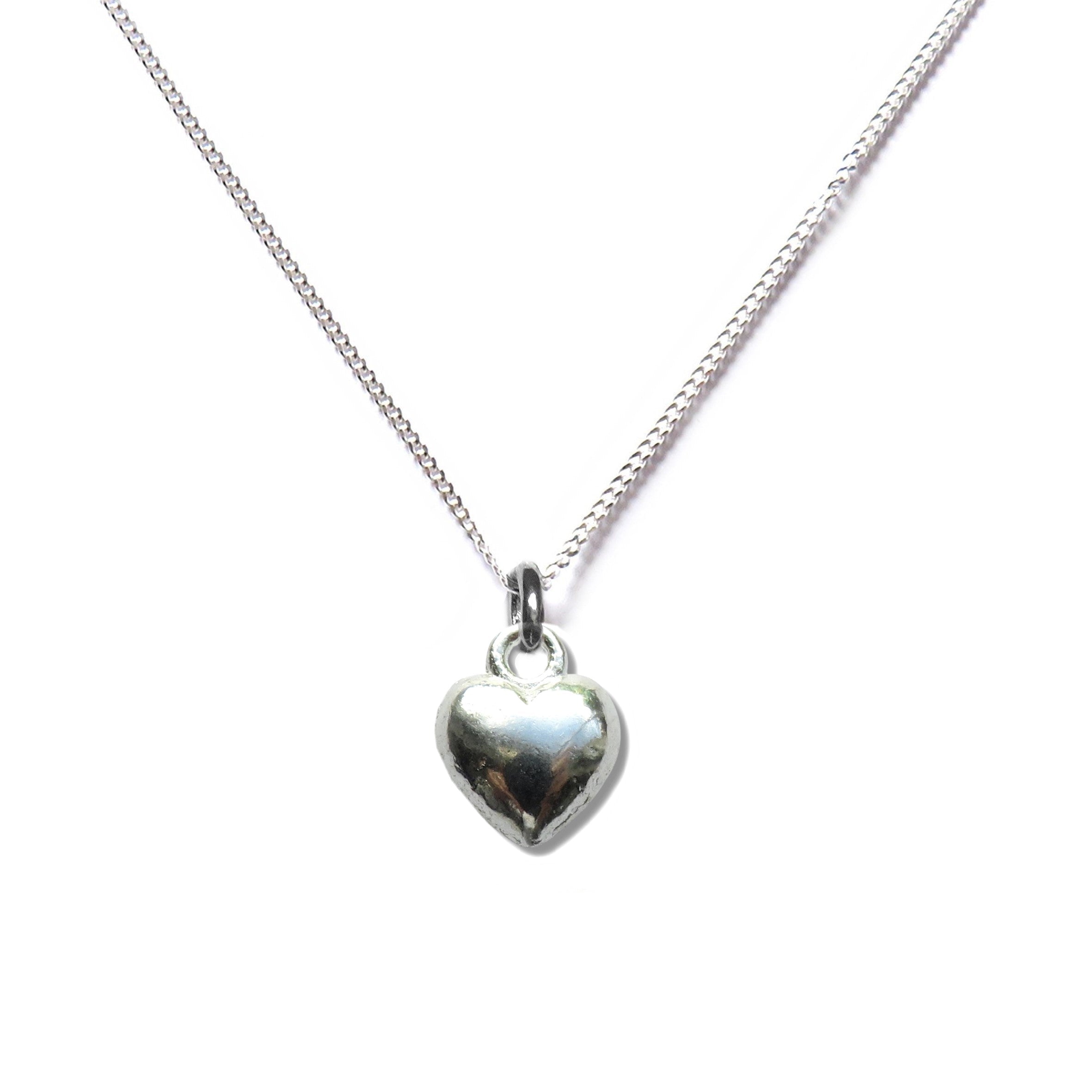 Best Dog Mum Silver Heart Charm Necklace & Gift Card