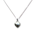 Puff Heart Silver Necklace | Woman's Necklace