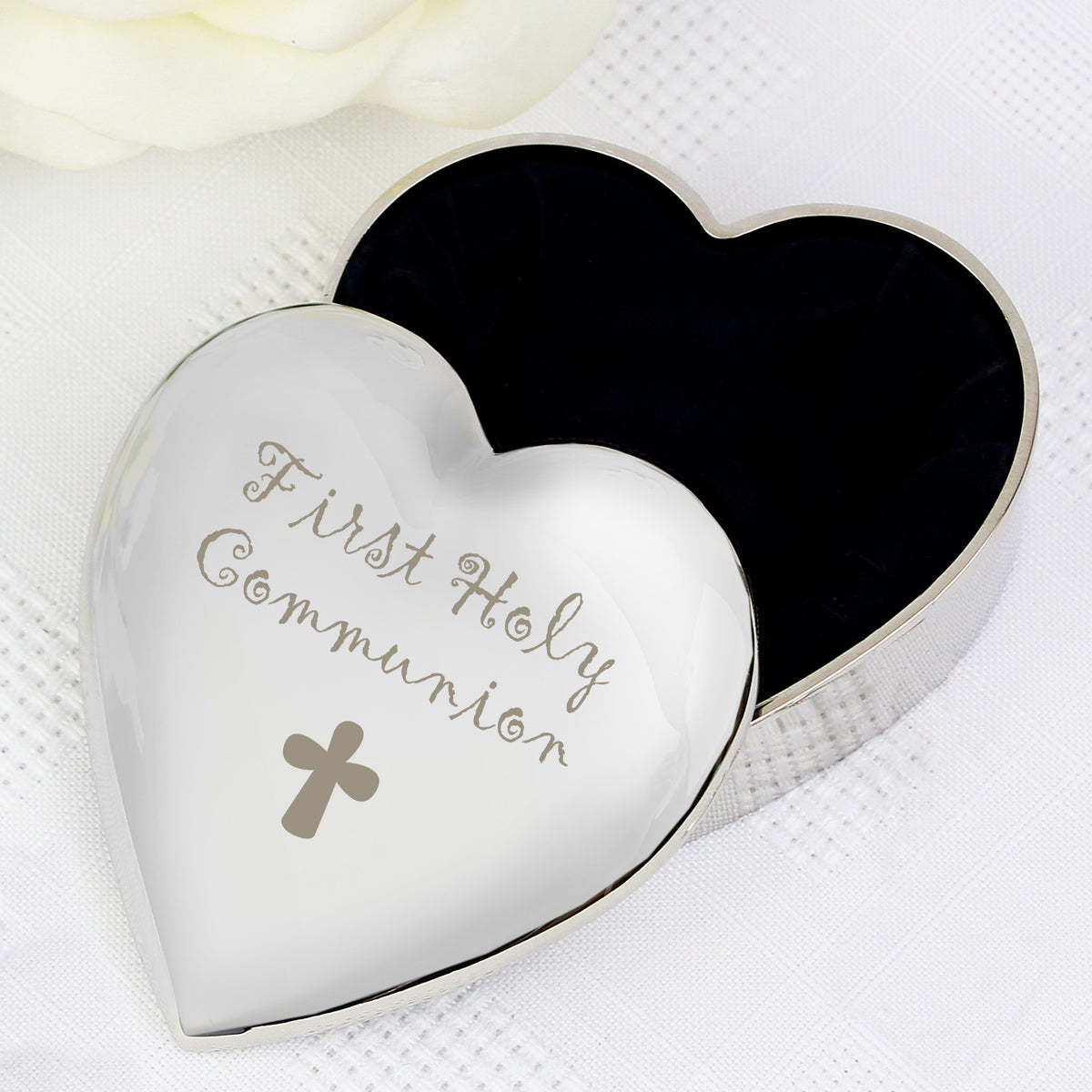1st Holy Communion Heart Trinket Box | Christening Gift
