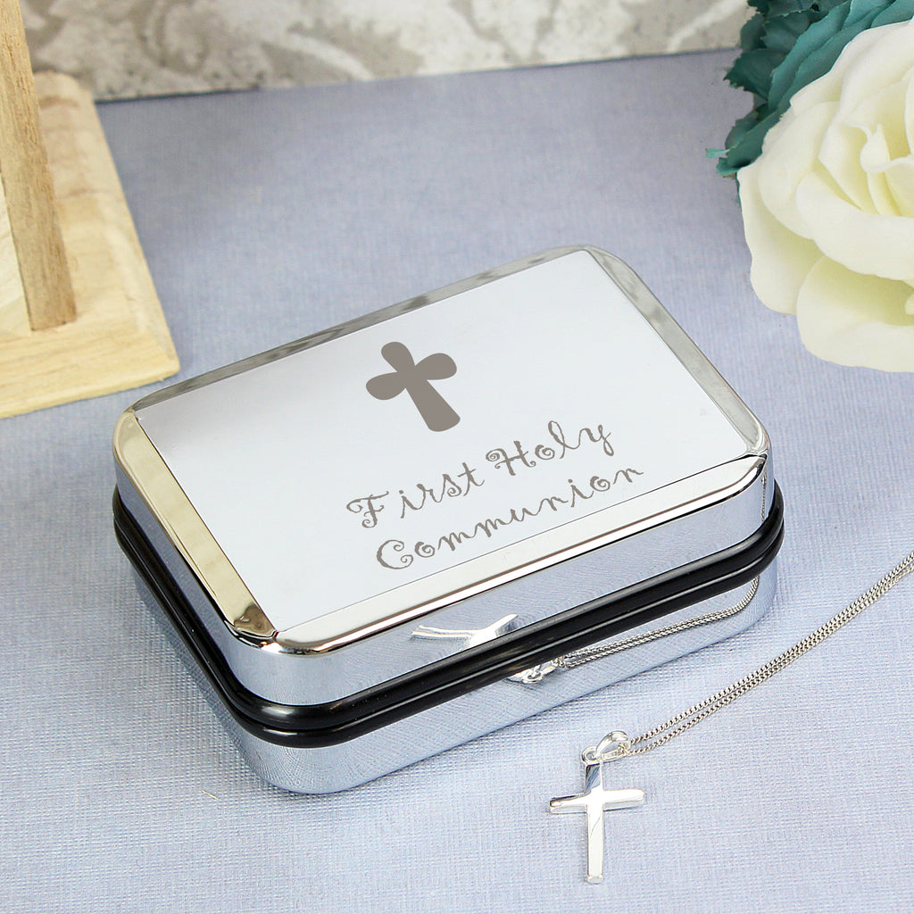 1st Holy Communion Cross Necklace | Christening Gift