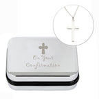 Confirmation Cross Necklace Box for Christening