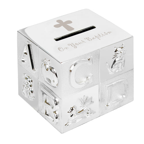 Baptism ABC Money Box for Christening
