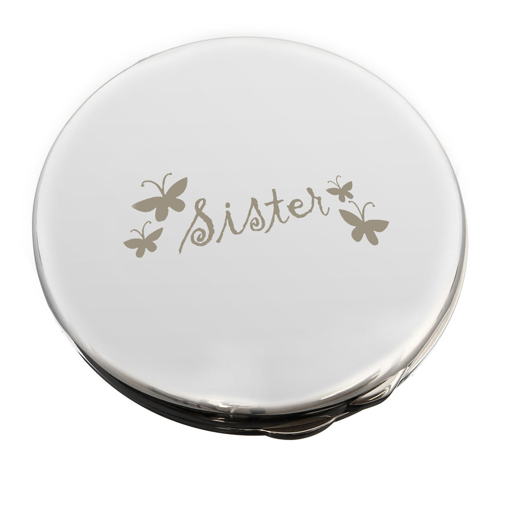 Sister Round Compact Mirror | Gift for Her