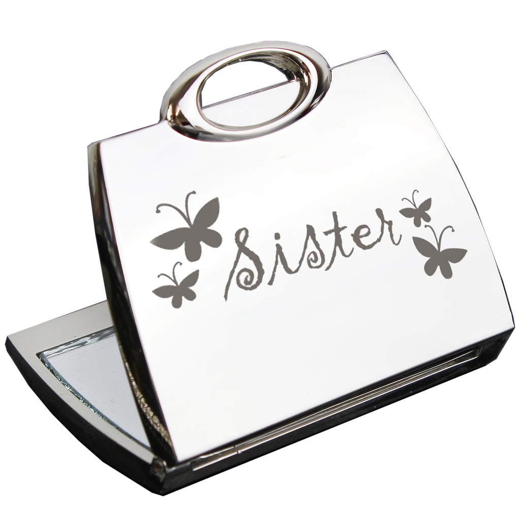 Sister Handbag Compact Mirror for Birthday