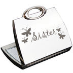 Sister Handbag Compact Mirror for Birthday