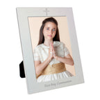 Silver 5x7 Holy Communion Photo Frame for Christening