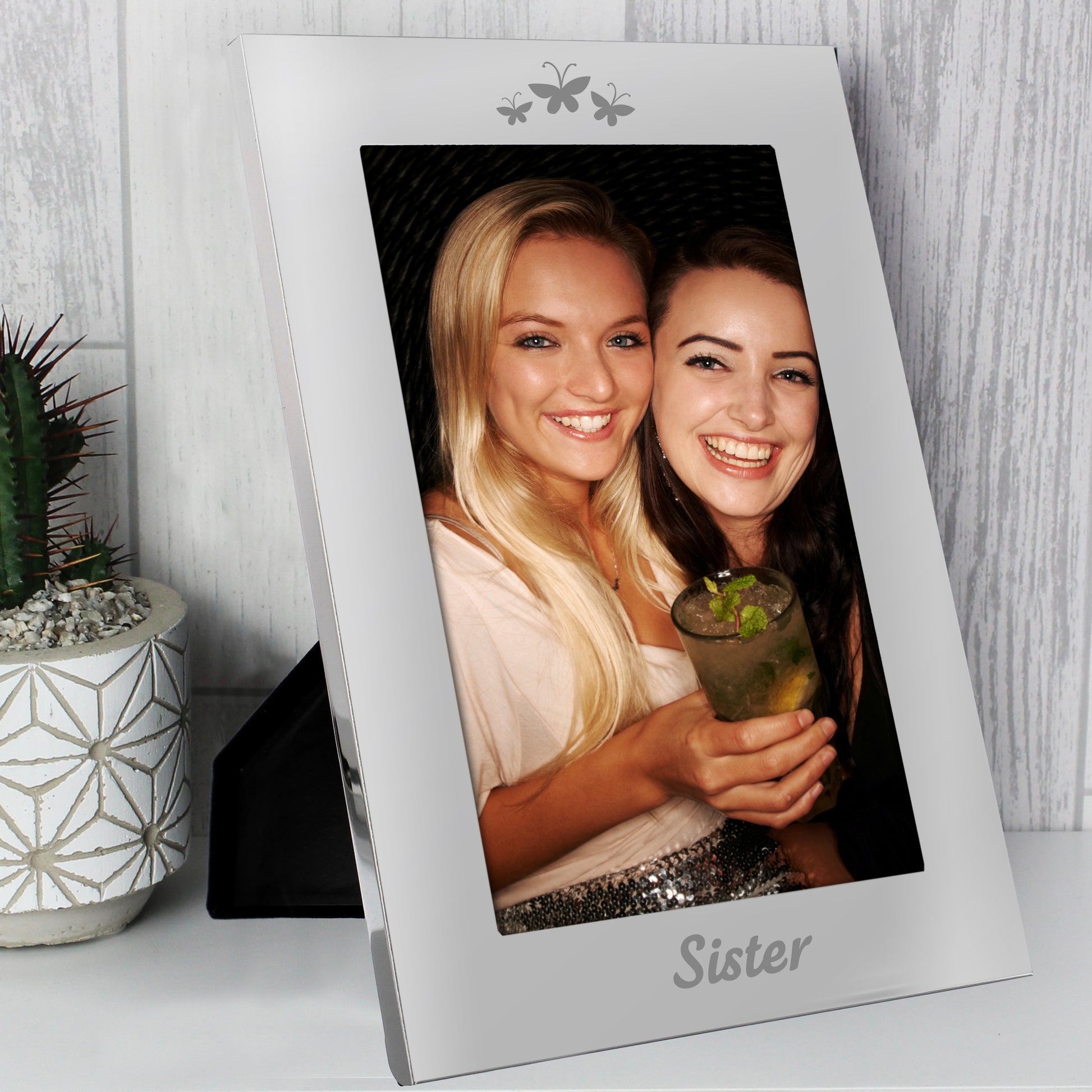 Silver 5x7 Sister Photo Frame - Inspired Creative Gifts