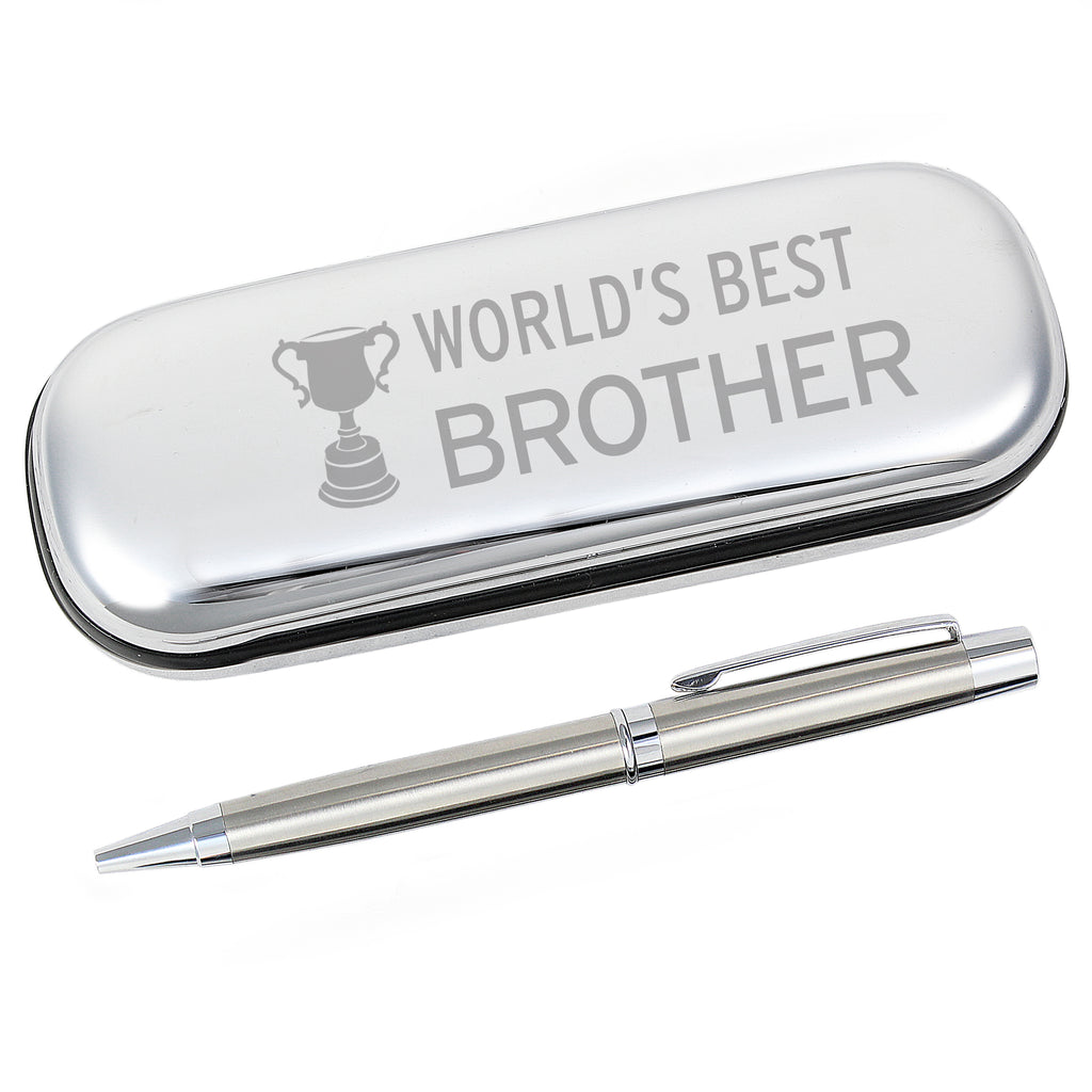 World's Best Brother Pen & Box for Birthday
