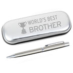 World's Best Brother Pen & Box for Birthday