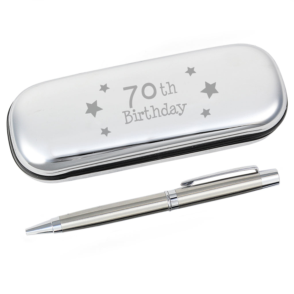 70th Birthday Pen & Box for Birthday